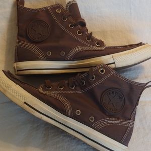 Brown Chuck Taylor All Star Converse High Tops